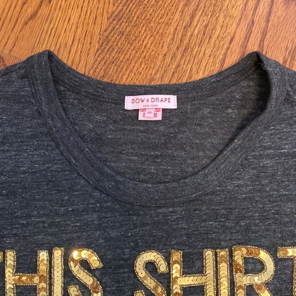 Bow and Drape Customize T-Shirt XL - Picture 2 of 6
